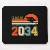 Klasse van 2034 groeien met mij pre-k Afstuderen V Muismat (Voorkant)