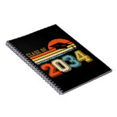 Klasse van 2034 groeien met mij pre-k Afstuderen V Notitieboek (Rechterzijde)