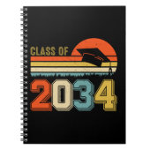 Klasse van 2034 groeien met mij pre-k Afstuderen V Notitieboek (Voorkant)