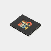 Klasse van 2034 groeien met mij pre-k Afstuderen V Post-it® Notes (Schuin)