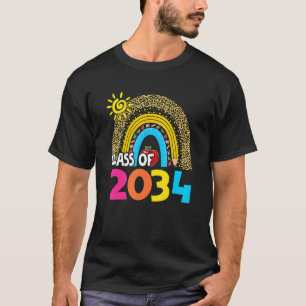 Klasse van 2034 Kindergarten per kam met Afstudeer T-shirt