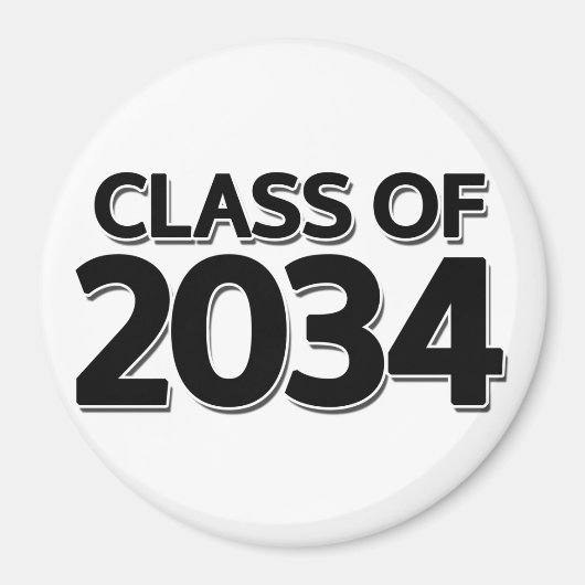 Klasse van 2034 magneet (Voorkant)