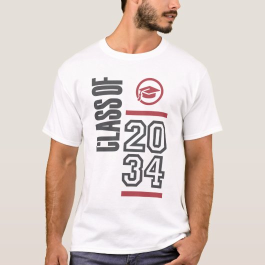 Klasse van 2034 t-shirt (Voorkant)