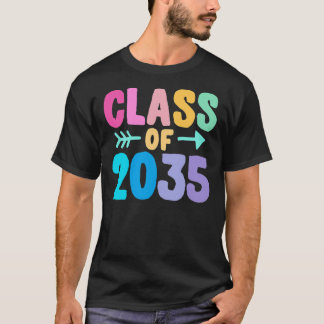 Klasse van 2035 Afstuderen groeit met mij T-shirt