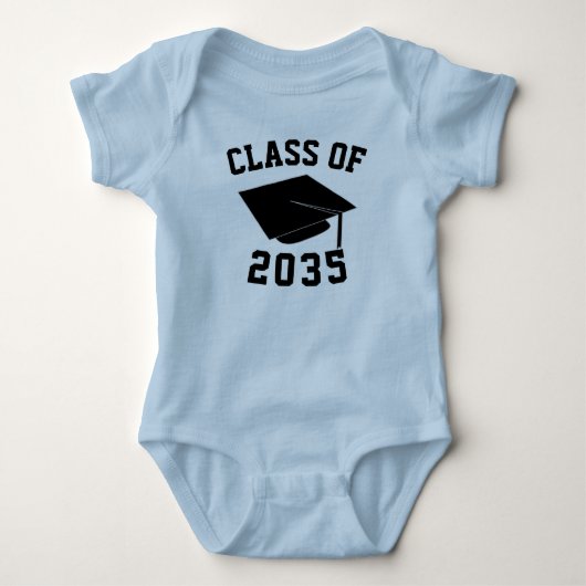 Klasse van 2035 Baby Shirt (Voorkant)