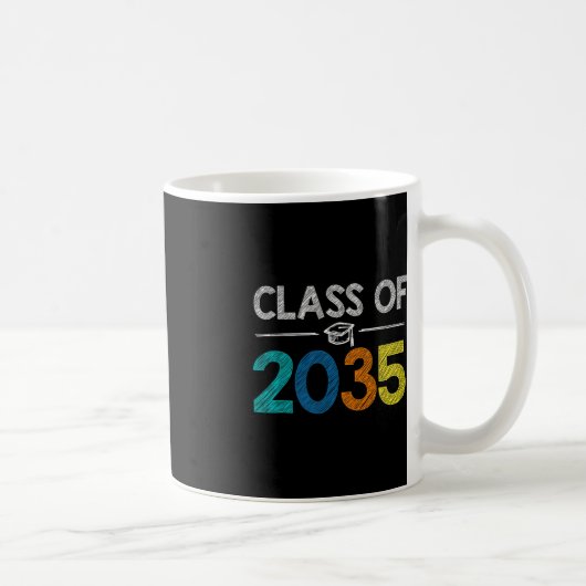 Klasse van 2035 Eerste dag van school Afstuderen l Koffiemok (Rechts)