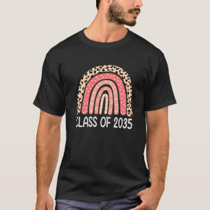 Klasse van 2035 Kindergarten per kam met Afstudeer T-shirt