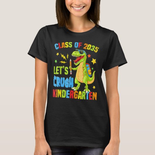 Klasse van 2035 Laten we de kinderkledij terugbren T-shirt (Voorkant)