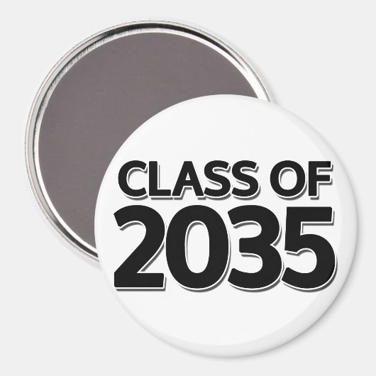 Klasse van 2035 magneet (Voorkant / Achterkant)