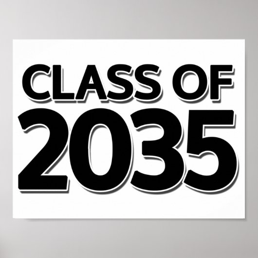 Klasse van 2035 poster (Voorkant)