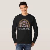 Klasse van 2036 Afstuderen Afstuderen regenbooglui T-shirt (Voorkant volledig)
