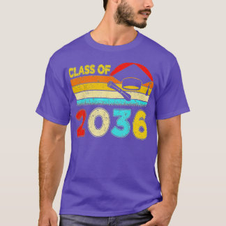 Klasse van 2036 Groei met mijn Afstuderen voor de  T-shirt