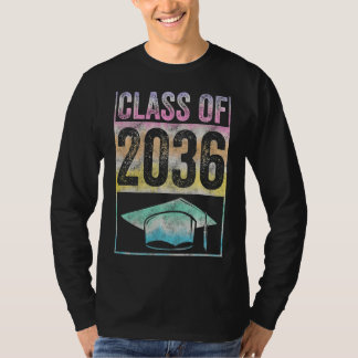 Klasse van 2036 groeien met mij Afstuderen eerste  T-shirt