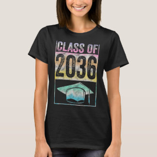Klasse van 2036 groeien met mij Afstuderen eerste  T-shirt
