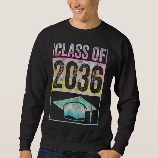 Klasse van 2036 groeien met mij Afstuderen eerste Trui (Voorkant)