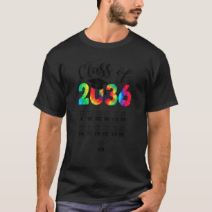 Klasse van 2036 groeien met mij op de eerste dag v t-shirt