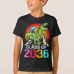 Klasse van 2036 groeien met mijn dinosaurus terug  t-shirt