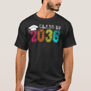 Klasse van 2036 Kindergarten per kam met Afstudeer T-shirt