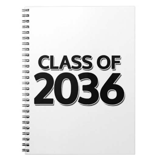 Klasse van 2036 notitieboek (Voorkant)