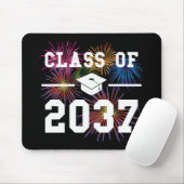 Klasse van 2037 Eerste Dag van School Grow with Me Muismat (Met muis)