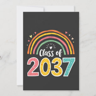 Klasse van 2037 Kindergarten Afstuderen School Kaart