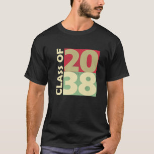 Klasse van 2038 Eerste dag van de Schoolgroei met T-shirt