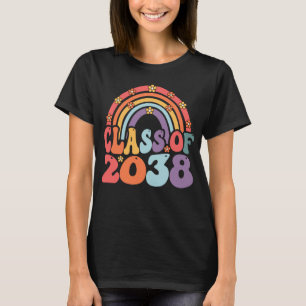 Klasse van 2038 groeien met mij op de eerste dag v t-shirt