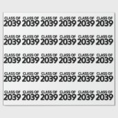 Klasse van 2039 cadeaupapier (Vlak)