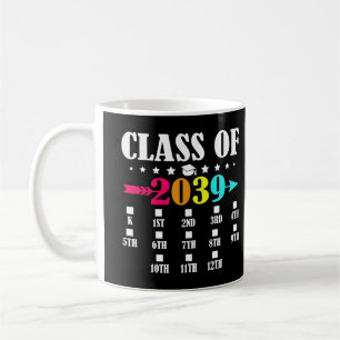 Klasse van 2039 kleuterschool Afstuderen 12e klas Koffiemok