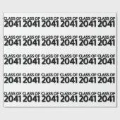Klasse van 2041 cadeaupapier (Vlak)