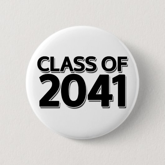Klasse van 2041 ronde button 5,7 cm (Voorkant)