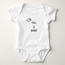Klasse van 2042 met Graduation Cap Baby Bodysuit