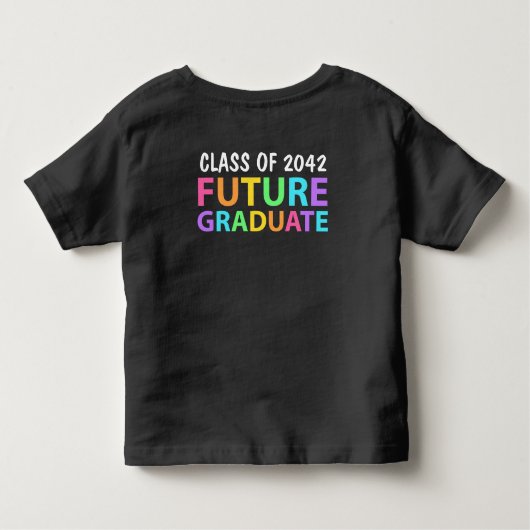 Klasse van 2042 Toekomst Afstuderen Kinder Shirts (Achterkant)