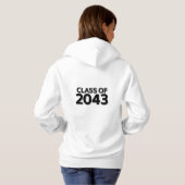 Klasse van 2043 hoodie (Achterkant volledig)