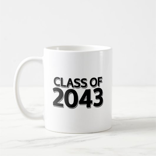 Klasse van 2043 koffiemok (Links)