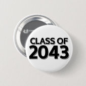 Klasse van 2043 ronde button 5,7 cm (Voorkant /achterkant)