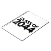 Klasse van 2044 notitieboek (Linkerzijde)