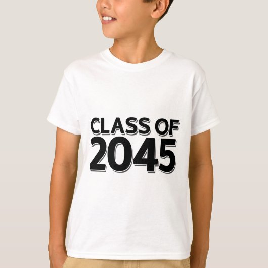 Klasse van 2045 t-shirt (Voorkant)