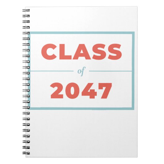 Klasse van 2047 notitieboek (Voorkant)