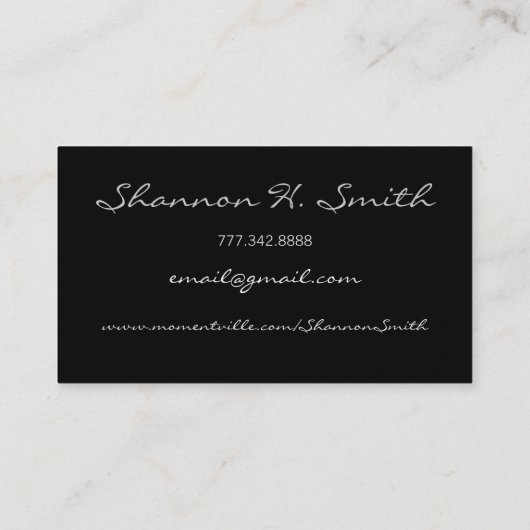 Klasse van 209 senior Kaarten Contactkaartje (Achterkant)