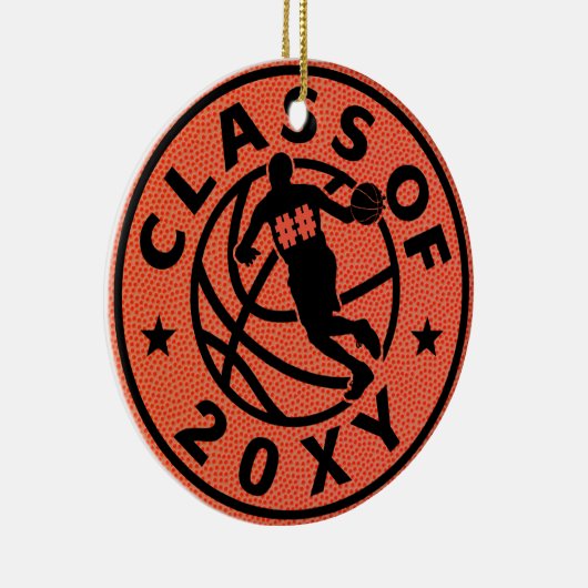 Klasse van 20? Basketbal Keramisch Ornament (Rechts)