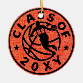 Klasse van 20? Basketbal Keramisch Ornament