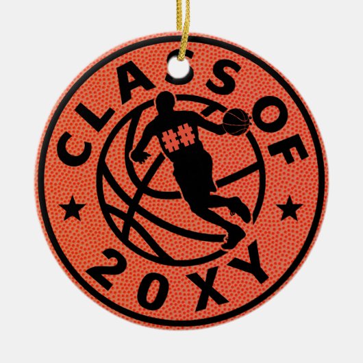 Klasse van 20? Basketbal Keramisch Ornament (Voorkant)
