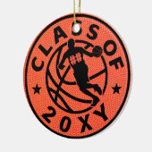 Klasse van 20? Basketbal Keramisch Ornament (Links)
