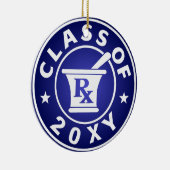 Klasse van 20? Farmacie Keramisch Ornament (Rechts)