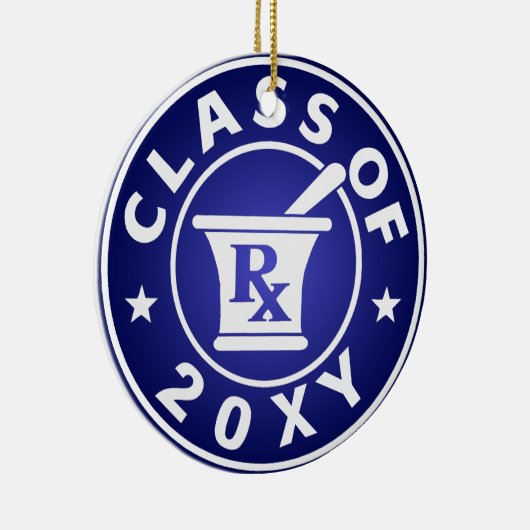 Klasse van 20? Farmacie Keramisch Ornament (Rechts)