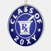 Klasse van 20? Farmacie Keramisch Ornament (Links)