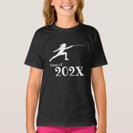 Klasse van 20? Girl Fencing Team T-shirt