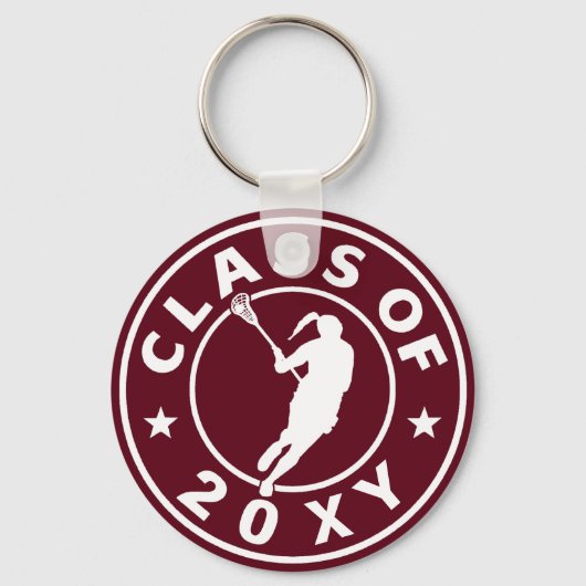 Klasse van 20? Girl Lacrosse Sleutelhanger (Voorkant)