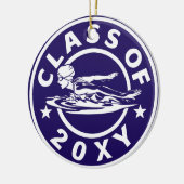 Klasse van 20? Girl Swimming Keramisch Ornament (Links)